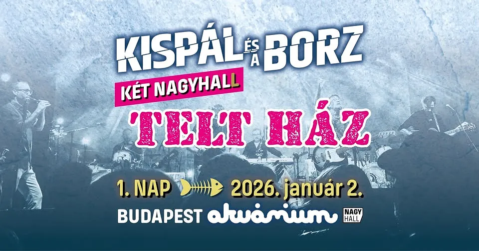 TELT HÁZ!! Kispál és a Borz // Akvárium // 1. nap ➤ 01.02.