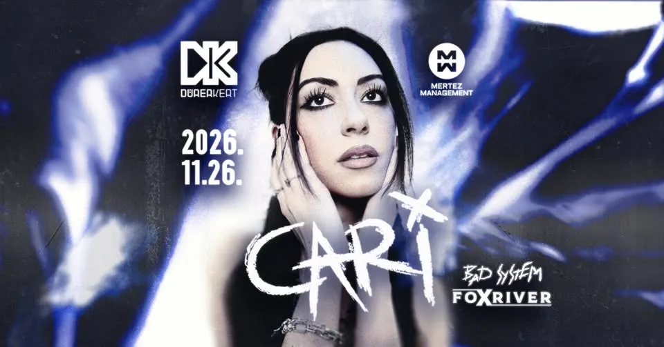 CARI – ments meg magamtól! EP bemutató + Foxriver, BAD SYSTEM // Dürer Kert
