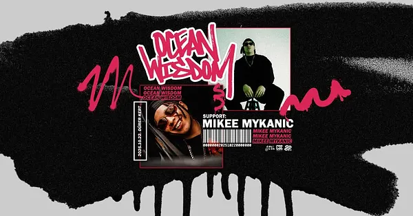 ÚJ DÁTUM! Ocean Wisdom (UK) / vendég: Mikee Mykanic - Dürer Kert 