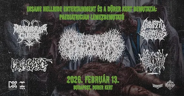 PAEDIATRICIAN - Tales From The Hospital lemezbemutató + support @ Dürer Kert