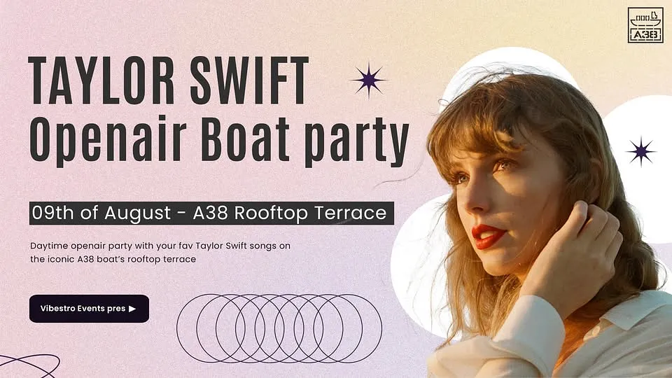 Taylor Swift 100% - Openair boat party edition 💖