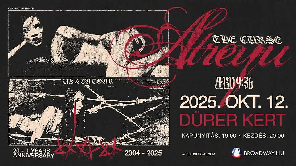Atreyu (US), vendég: Zero 9:36 (US) // 2025.10.12.