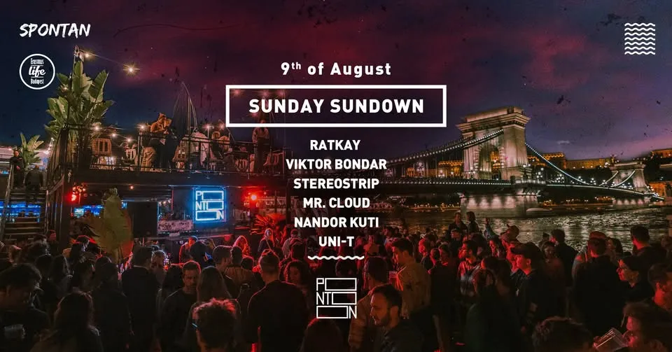Sunday Sundown by ELB & Spontan ~ Pontoon ~ 9th August ~ Free entry