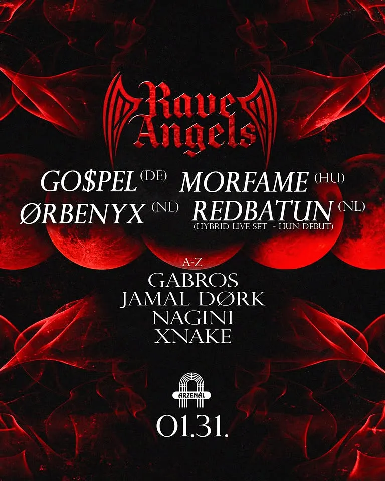 RAVE ANGELS PRESENTS: GO$PEL,MORFAME,ØRBENYX,REDBATUN