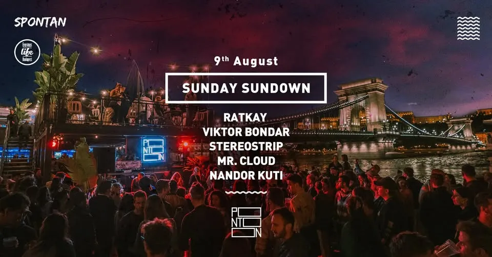 Sunday Sundown by ELB & Spontan ~ Pontoon ~ 9th August ~ Free entry