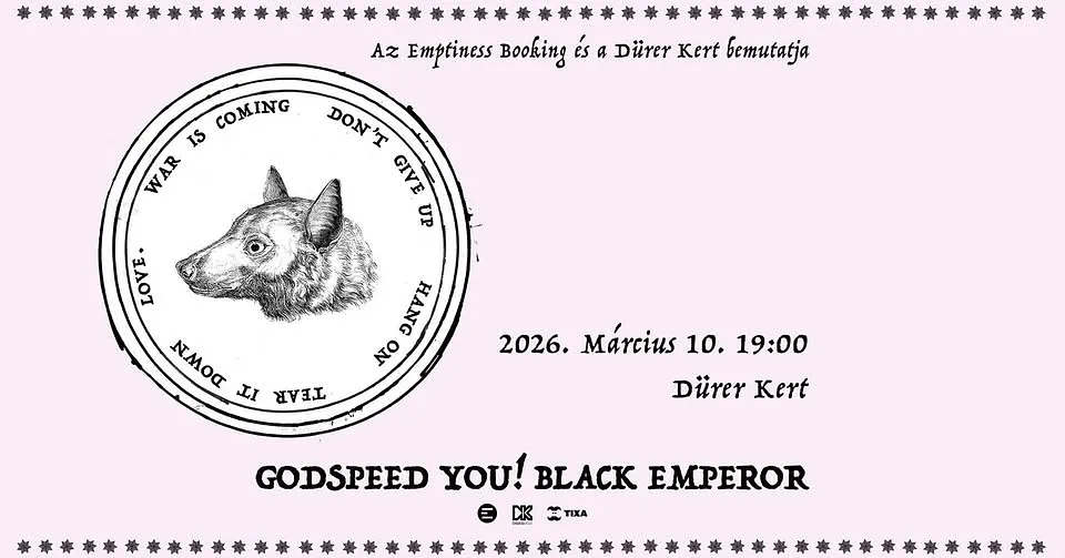 Godspeed You! Black Emperor (CA) / support: Kristof Hahn (Swans) - Dürer Kert