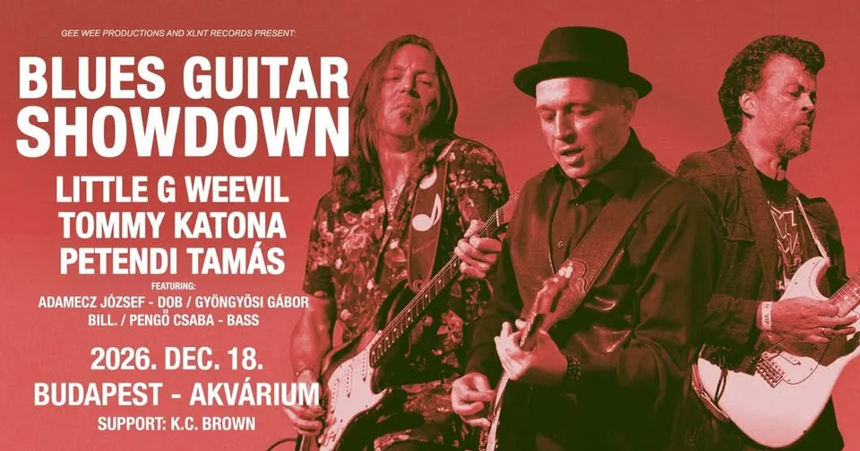 Blues Guitar Showdown: Little G Weevil, Tommy Katona, Petendi Tamás
