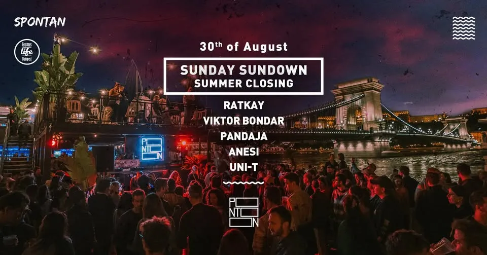 Sunday Sundown ~ Summer Closing by ELB & Spontan ~ Pontoon ~ 30th August ~ Free entry