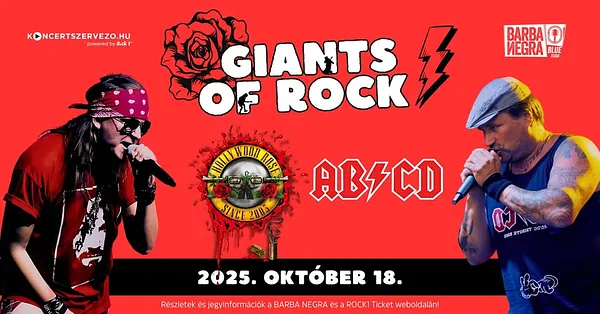 GIANTS OF ROCK ★ HOLLYWOOD ROSE ★ ABCD ★ BARBA NEGRA