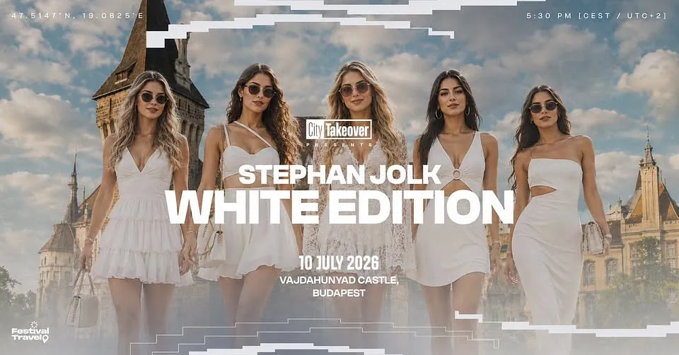 Stephan Jolk: White Edition by City Takeover at Vajdahunyad Castle - 10 July 2026