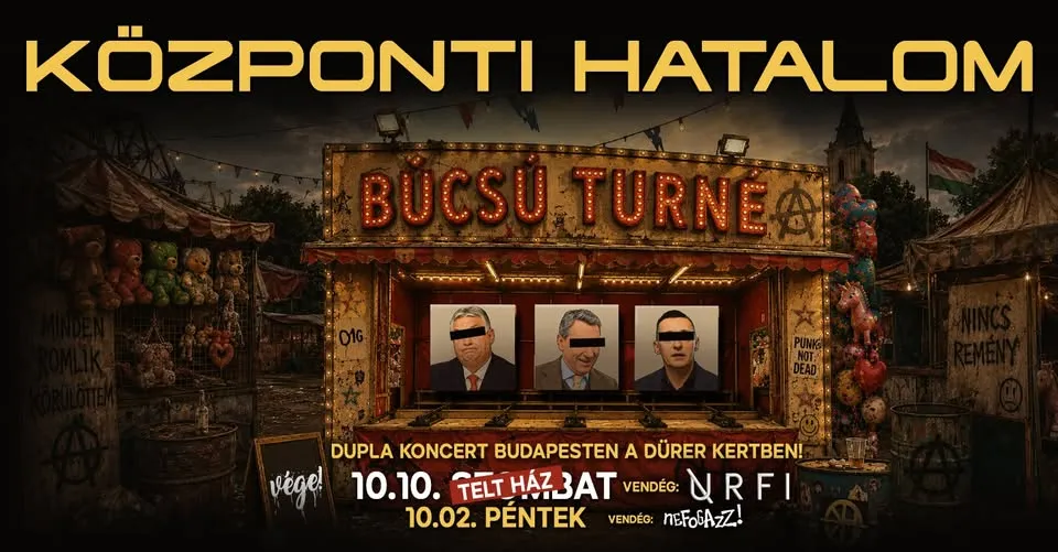 TELTHÁZ - Központi Hatalom - Búcsú turné - DUPLA Budapest, vendég: Úrfi
