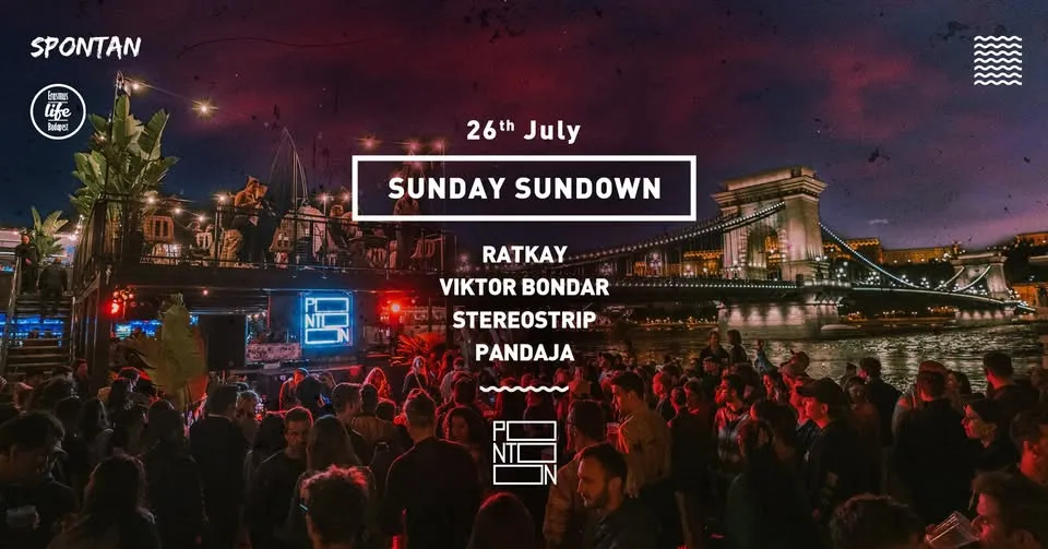 Sunday Sundown by ELB & Spontan ~ Pontoon ~ 26th July ~ Free entry