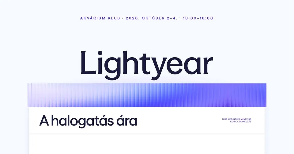 A halogatás ára – Lightyear pop-up
