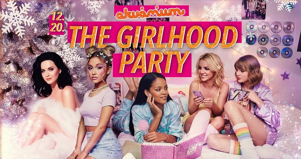 GIRLHOOD MUSIC PARTY 🎀 Akvárium Klub 12.20. 🎀 2000s & 2010's girly pop