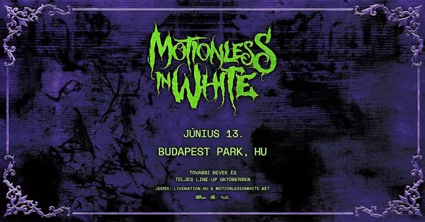 Motionless In White | Budapest Park 2027