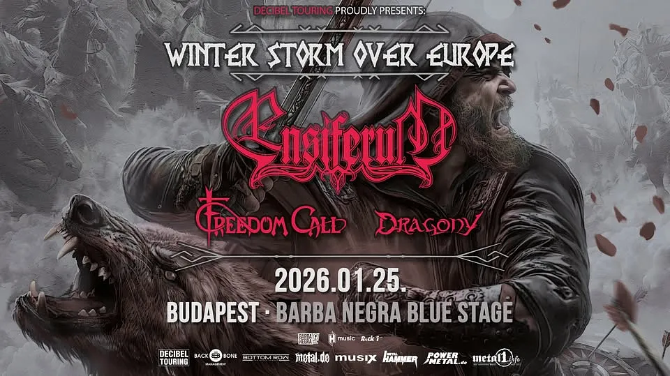 ENSIFERUM - FREEDOM CALL - DRAGONY @ Budapest, Barba Negra