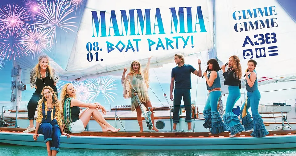 MAMMA MIA Show! Boat Party • A38 Terasz 08.01. ABBA & Girly Pop