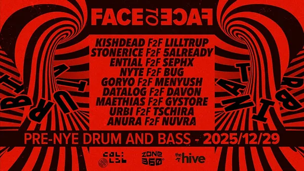 DNB PRE-NYE @ TURBINA ⏐ FACE 2 FACE SPECIAL ⏐