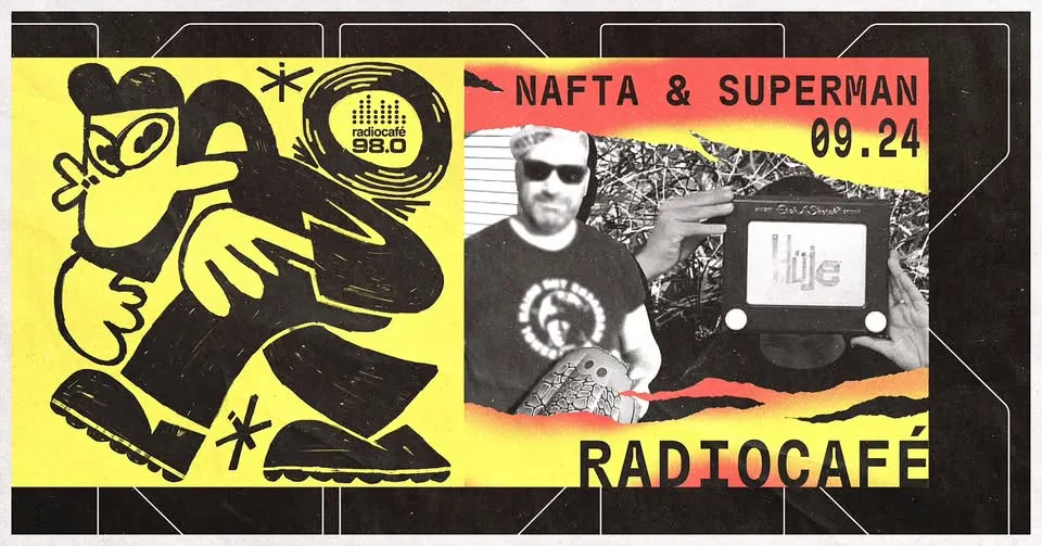 radiocafé rezidensek a Kertben: Nafta és Superman