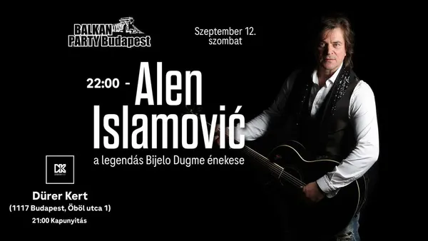 Alen Islamovic (Bijelo Dugme) koncert a Yu Partin
