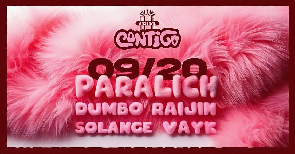 Contigo pres.: Bouncy Madness w/ Paralich | 09.20 | Arzenál