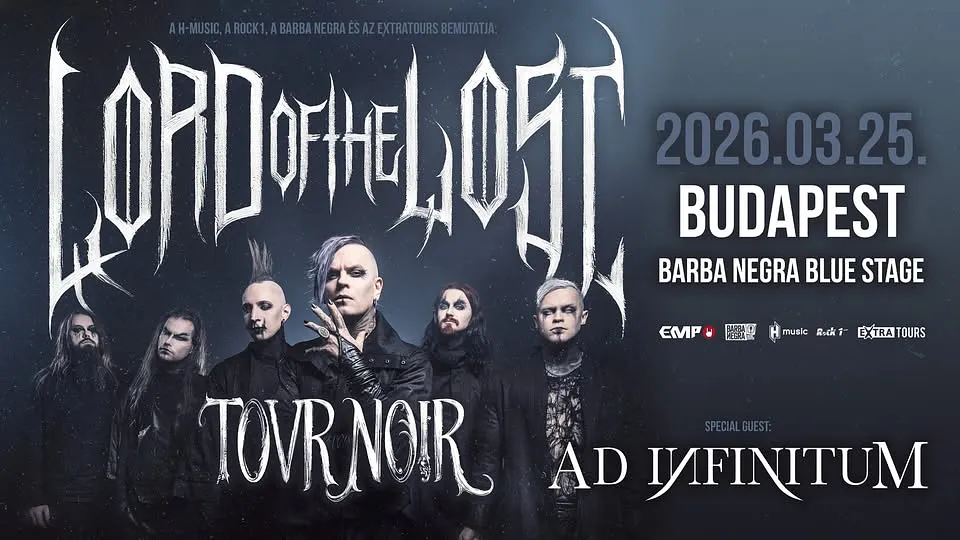 LORD OF THE LOST - AD INFINITUM - Budapest, Barba Negra