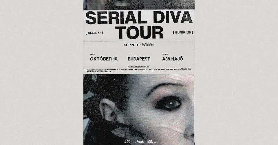 Allie X • boyish • BEKS | A38 Hajó 2026