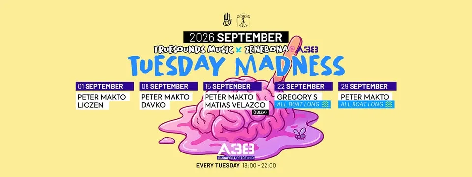 TUESDAY MADNESS SEPTEMBER KEDD A38 18H-22H