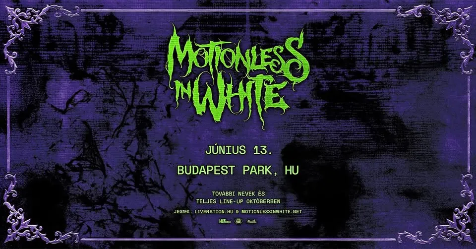 Motionless In White | Budapest Park 2027