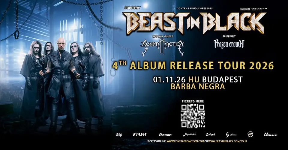 BEAST IN BLACK - 4th Album Release Tour 2026 - Budapest
