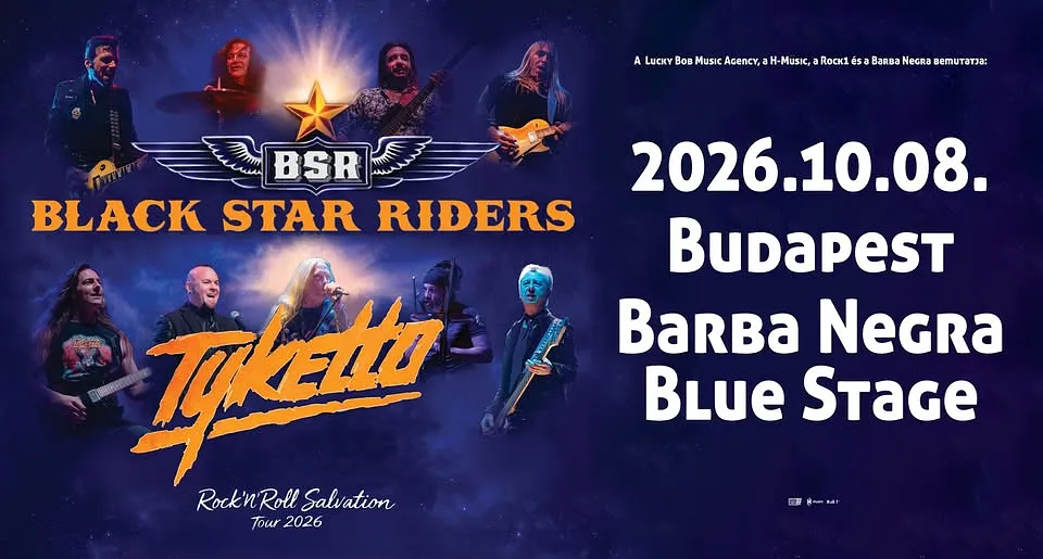 Black Star Riders + Tyketto | Budapest | Barba Negra