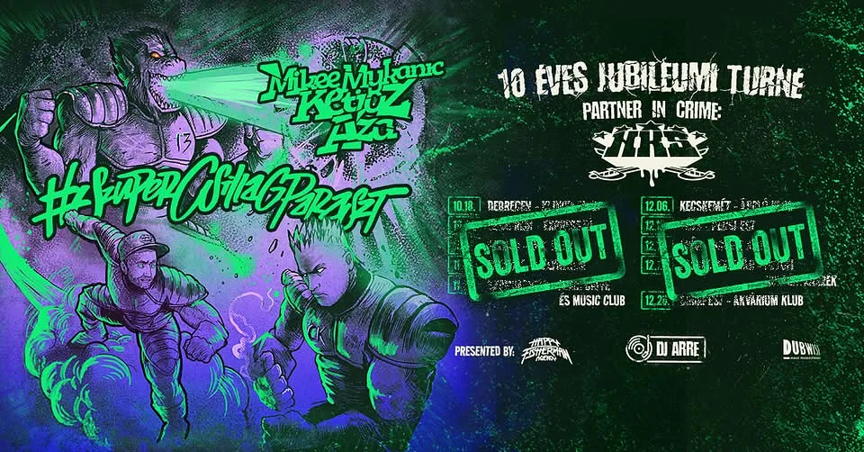 TELT HÁZ! SzuperCsillagParaszt - 10 éves jubileumi turné // Budapest, Akvárium Klub