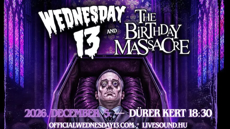 Wednesday 13, The Birthday Massacre | Cursed Blessings Tour | Budapest
