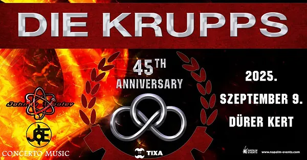 DIE KRUPPS - 45th Anniversary Tour - Budapest