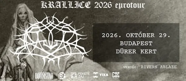 Krallice, Rivers Ablaze // Budapest, Dürer Kert