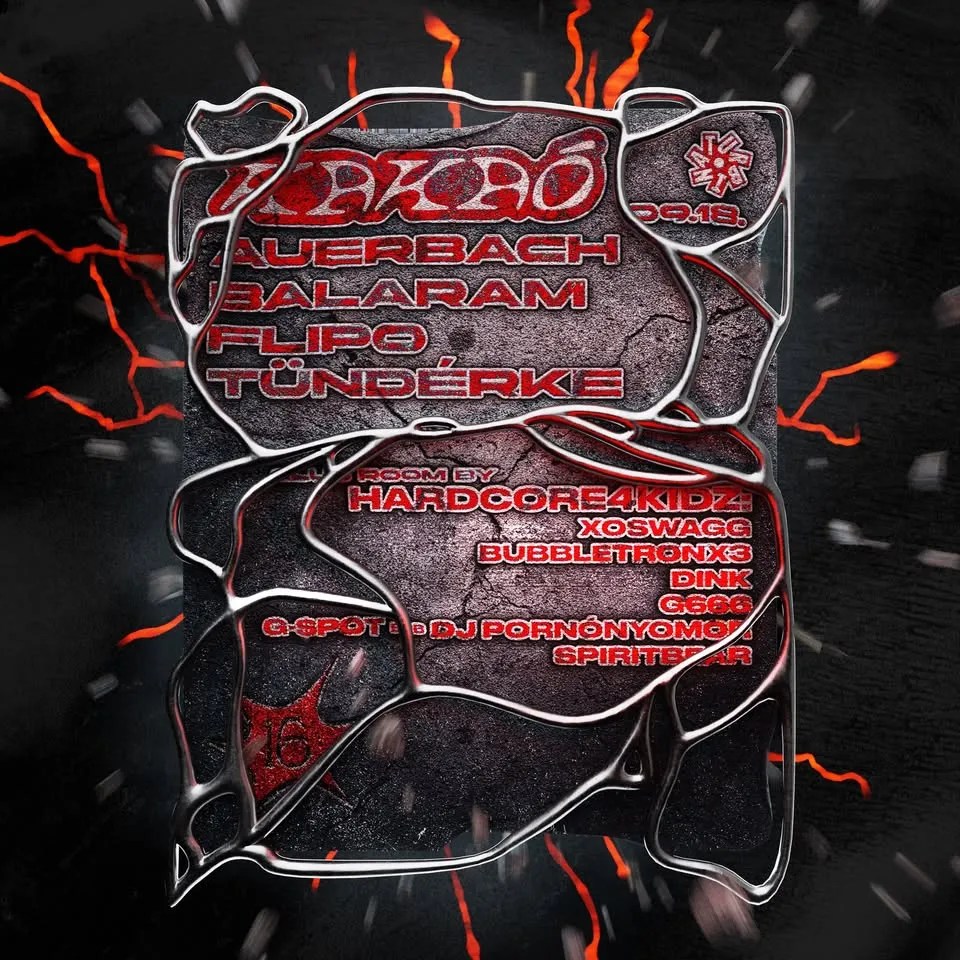KAKAÓ 016 x TURBINA w/ Auerbach, Balaram, Flipo, Tündérke + Clubroom by Hardcore4Kidz