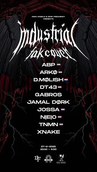 RAVE ANGELS X DARK FREQUENCY |INDUSTRIAL TAKE OVER|