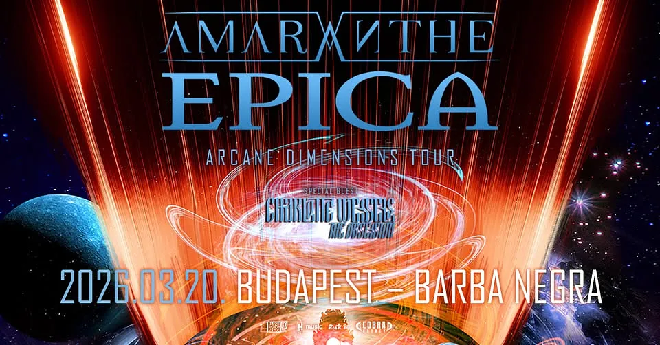 Amaranthe & Epica - Arcane Dimensions Tour 2026 + Charlotte Wessels @ Budapest, Barba Negra