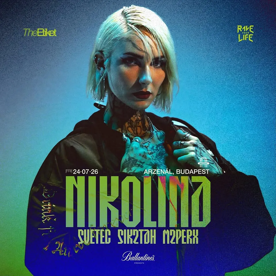 The Etiket x Rave Your Life present: NIKOLINA (DE) │ Arzenál │ 07.24.