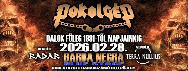 POKOLGÉP ★ DALOK 1991-TŐL NAPJAINKIG ★ BARBA NEGRA